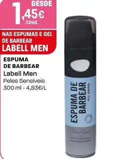 Intermarché Espuma de barbear Labell Men promoção