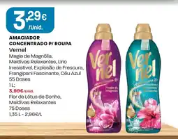 Intermarché Amaciador concentrado p/ roupa Vernel promoção