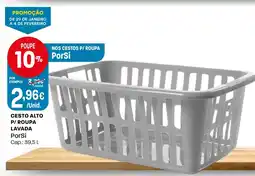Intermarché Cesto alto p/ roupa lavada porsi promoção