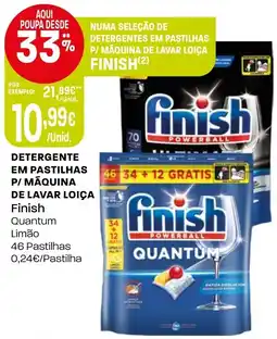 Intermarché Detergente em pastilhas p/ máquina de lavar loiça finish promoção