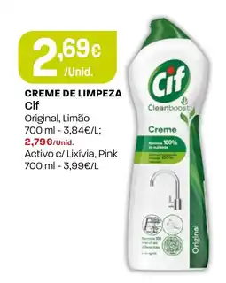 Intermarché Creme de limpeza cif promoção
