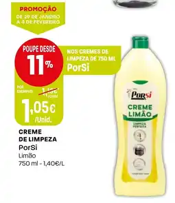 Intermarché Creme de limpeza porsi promoção