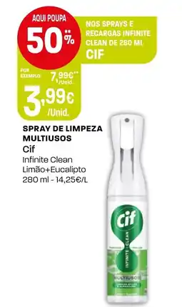 Intermarché Spray de limpeza multiusos Cif promoção