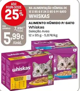 Intermarché Alimento humido p/ gato Whiskas promoção