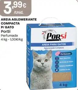 Intermarché Areia aglomerante compacta p/ gato PorSi promoção