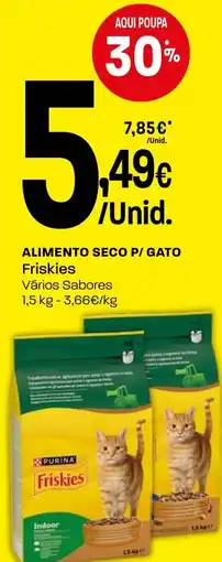Intermarché Alimento seco p/ gato Friskies promoção