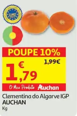 Auchan Clementina do Algarve IGP AUCHAN promoção