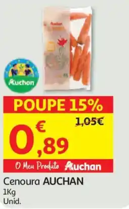Auchan Cenoura AUCHAN promoção