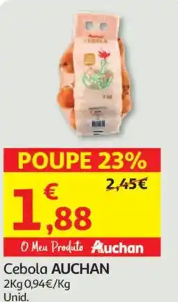 Auchan Cebola AUCHAN promoção