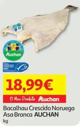 Auchan Bacalhau Crescido Noruega Asa Branca AUCHAN promoção
