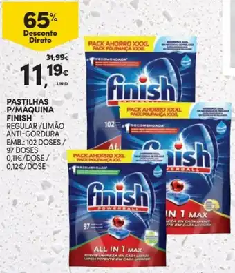 Pastilhas P/ Máquina Finish