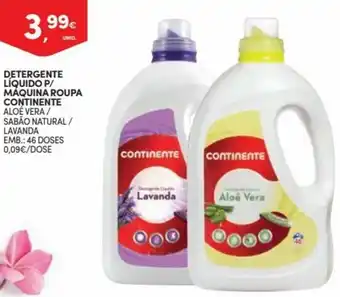 Detergente Líquido Máquina Roupa Continente 46 Doses