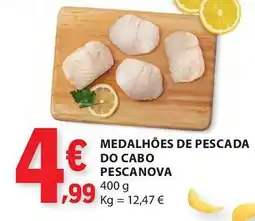 E.Leclerc Medalhões de pescada do cabo pescanova promoção