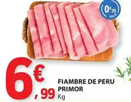 E.Leclerc Fiambre de peru primor promoção