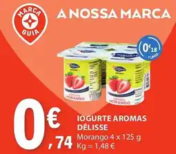 E.Leclerc Iogurte aromas délisse promoção