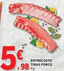 E.Leclerc Entrecosto tiras porco promoção
