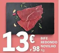 E.Leclerc Bife redondo novilho promoção