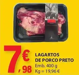 E.Leclerc Lagartos de porco preto promoção