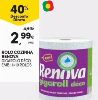 Rolo Cozinha Renova 1=10 Rolos