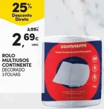 Rolo Multiusos Continente 3 Folhas