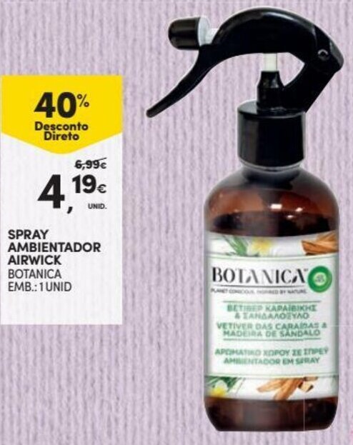Continente Spray Ambientador Airwick 1 Unid promoção