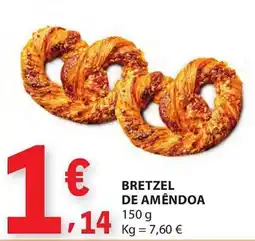 E.Leclerc Bretzel de amêndoa promoção
