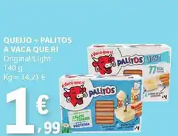 E.Leclerc Queijo + palitos a vaca que ri promoção