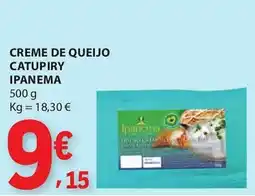 E.Leclerc Creme de queijo catupiry ipanema promoção