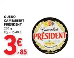 E.Leclerc Queijo camembert président promoção