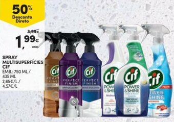 Spray Multisuperfícies CIF 750ml