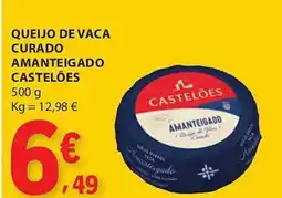 E.Leclerc Queijo de vaca curado amanteigado castelões promoção