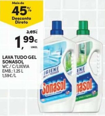 Lava Tudo Gel Sonasol 1,25L