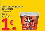 E.Leclerc Creme para barrar tulicreme chocolate promoção