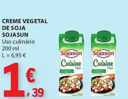 E.Leclerc Creme vegetal de soja sojasun promoção
