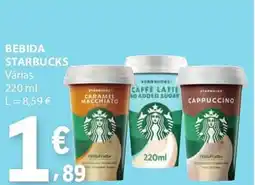 E.Leclerc Bebida starbucks promoção