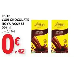 E.Leclerc Leite com chocolate nova açores promoção