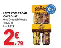 E.Leclerc Leite com cacau cacaolat promoção