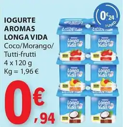 E.Leclerc Iogurte aromas longa vida promoção