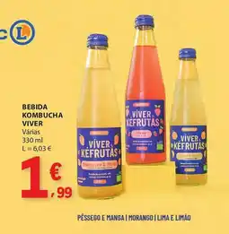 E.Leclerc Bebida kombucha viver promoção