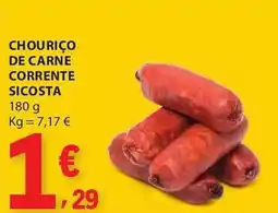 E.Leclerc Chouriço de carne corrente sicosta promoção