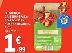 E.Leclerc Chouriço da beira baixa o sabor das nossas regiões promoção