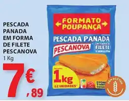 E.Leclerc Pescada panada em forma de filete pescanova promoção