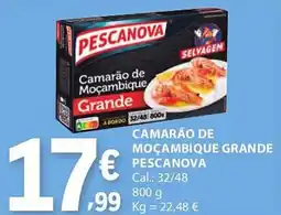 E.Leclerc Camarão de moçambique grande pescanova promoção