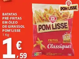 E.Leclerc Batatas pré-fritas em óleo de girassol pom'lisse promoção