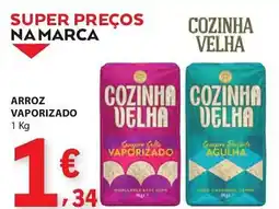 E.Leclerc Arroz vaporizado cozinha velha promoção