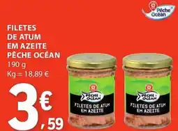 E.Leclerc Filetes de atum em azeite pêche océan promoção