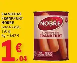 E.Leclerc Salsichas frankfurt nobre promoção