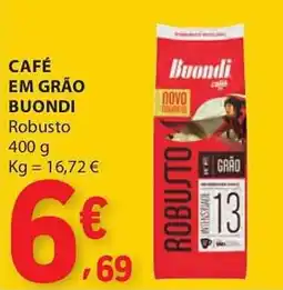 E.Leclerc Café em grão buondi robusto promoção