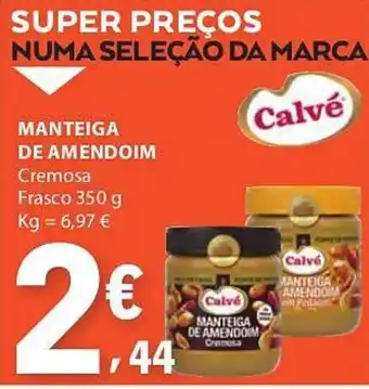 E.Leclerc Manteiga de amendoim calvé promoção