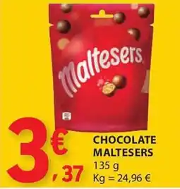 E.Leclerc Chocolate maltesers promoção